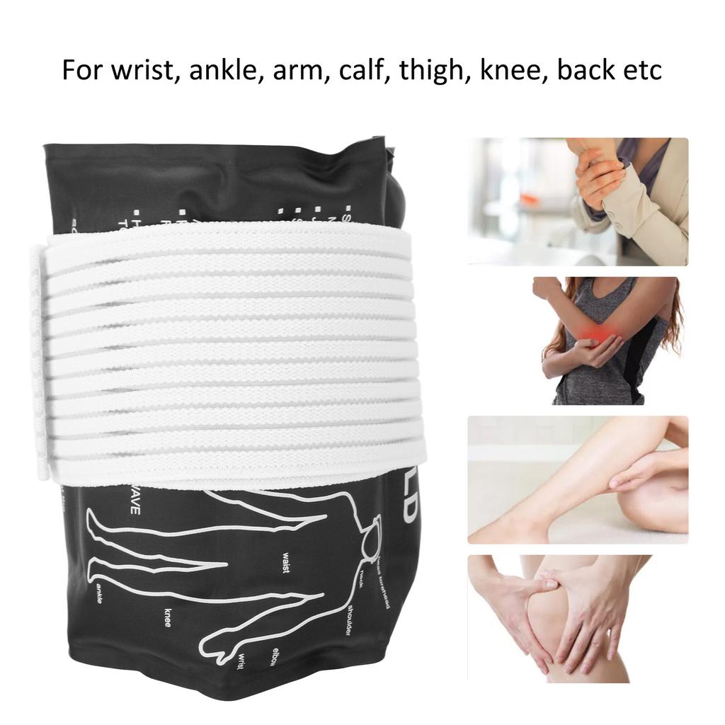 Hot Cold Ice Packs Pain Relief Emergency Cooling Gel Ice Pack with Adjustment Straps for Injuries Shoulder Knee Back Pain