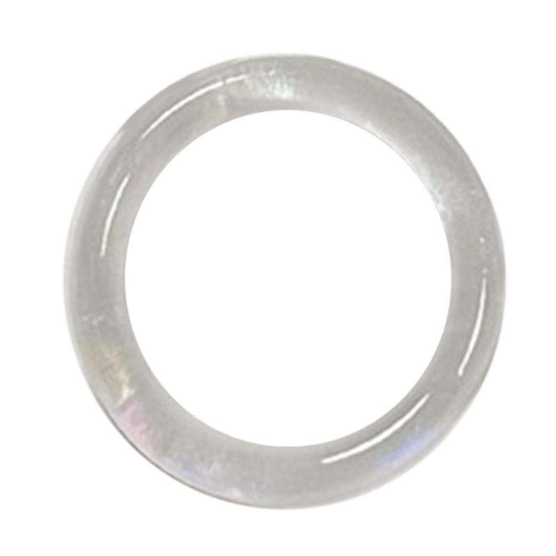 

Minimalist Acrylic Finger Rings Simple Imitation Jade Stackable Ring Fashion Statement Ring Jewelry for Women Teen Girls