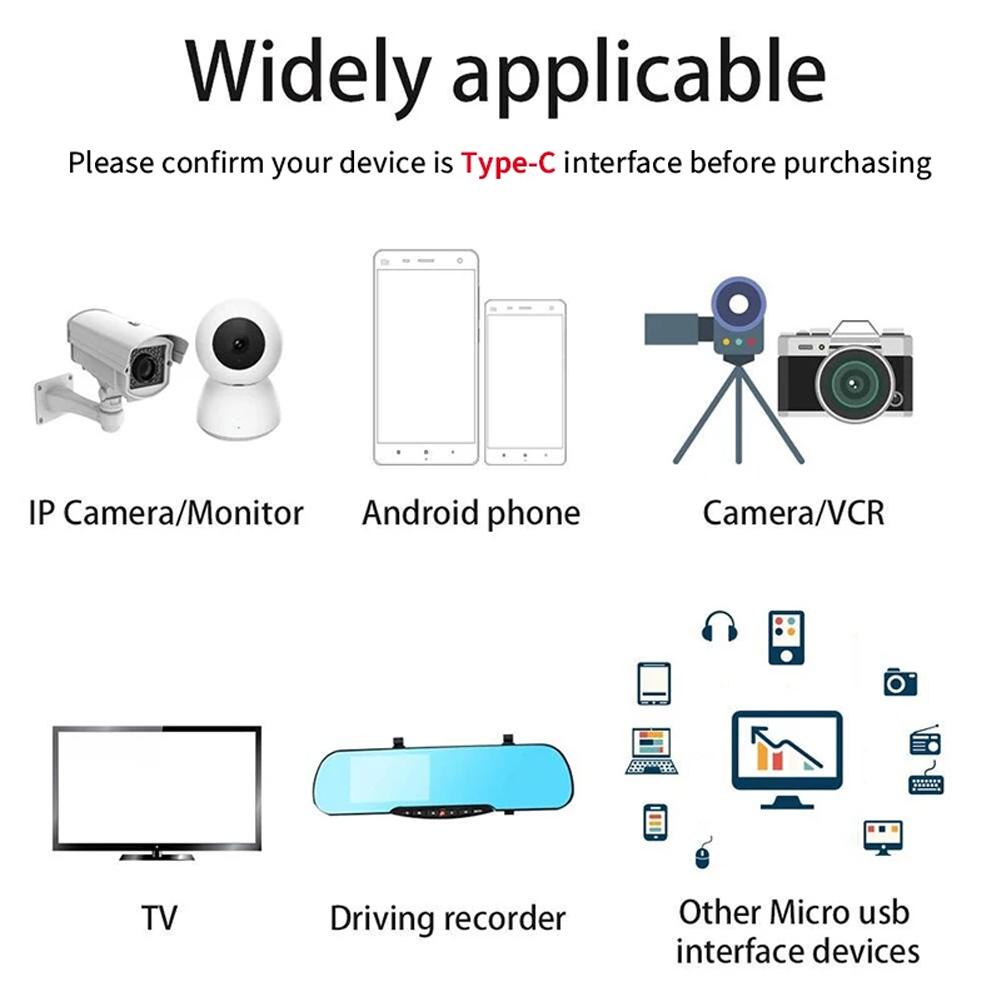 10 metrů USB A na Type C prodlužovací nabíjecí kabel Rychlonabíjecí kabely pro Samsung Laptop Fotoaparát Extra dlouhý datový kabel
