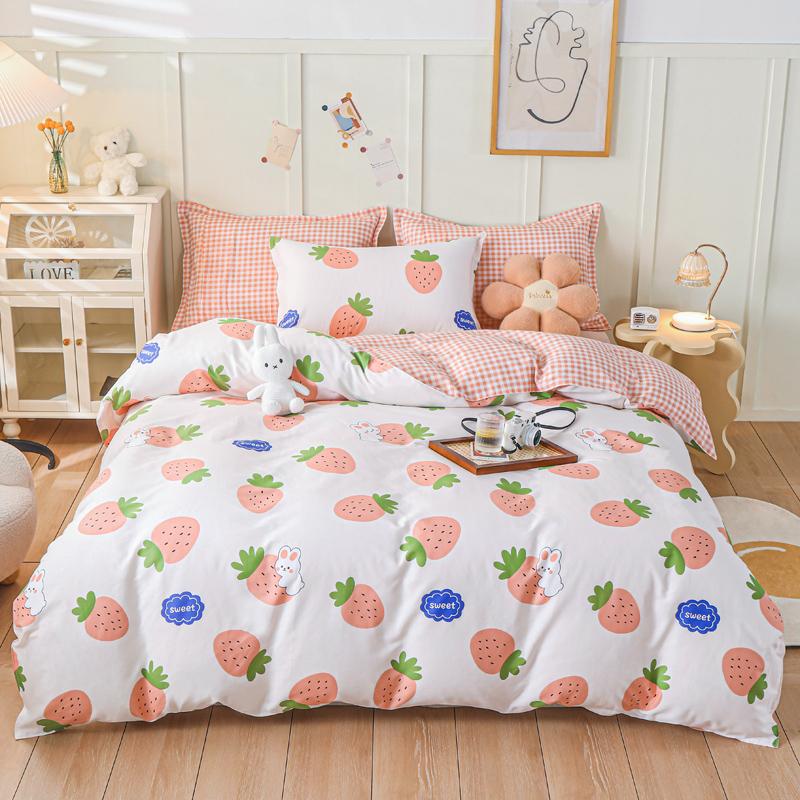 100% Cotton Dinosaur Duvet Cover Cute Cartoon Dinosaur Bedding Set Queen for Boys Girls Bedroom Decor Reversible Comforter Cover
