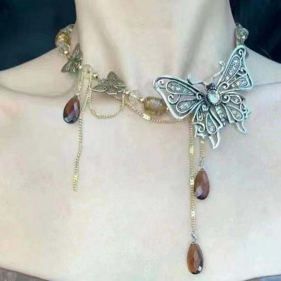 Punk Style Hip-Hop Choker Necklace for Men - High-End Clavicle Chain, Y2K Subculture Jewelry, Sweet & Cool Collar