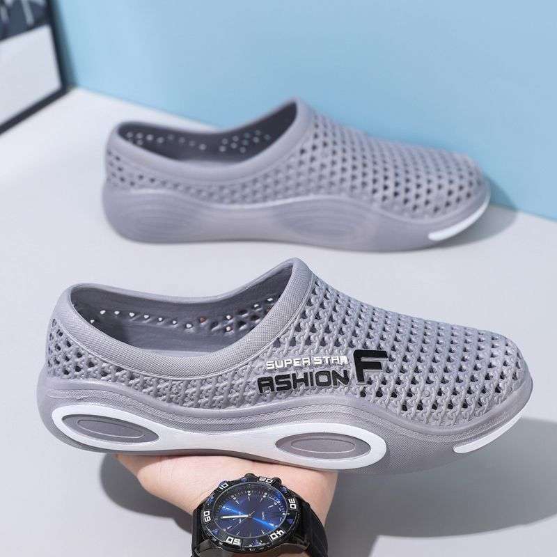 Sandals Men's Summer New Non-slip Waterproof Men's Cool Slippers Dual-purpose Breathable Beach Shoes Summer