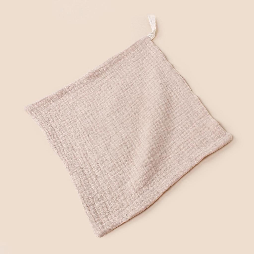 Baby Soft Cotton Muslin Handkerchief with Lanyard