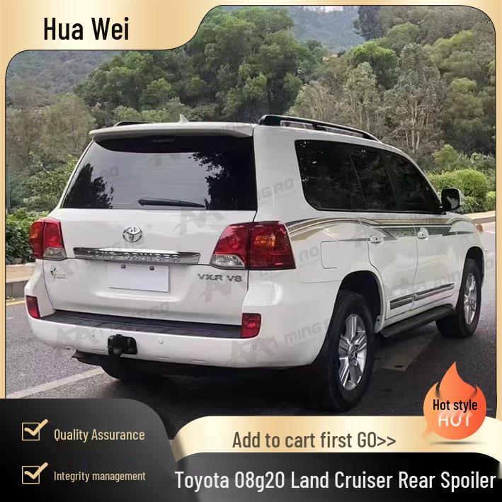 Rear Spoiler for 2008-2020 Toyota Land Cruiser - No Damage or Drilling Required