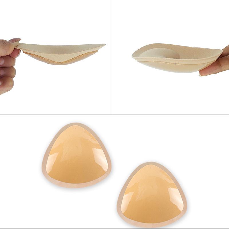 Bio-glue Self-adhesive Nipple Covers: Invisibly Supportive Triangle Breast Pads for Swimsuits and Wedding Wear