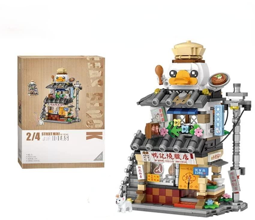LOZ 1290 1291 1292 1293 mini Blocks Teens Building Toys Girls Gift Food Street DIY Bricks Puzzle Home Decor Presents