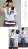 Marble Market Short Sleeve Lotus T-Shirt with Back Print, 100% Cotton, Simple, Stylish, Cool, Ethnic, Asian, Uniform, Unisex (Navy/XL)