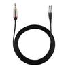 3.5mm Male To Mini XLR 3pin Male Audio Cable Adapter for Camera Photography Equipment