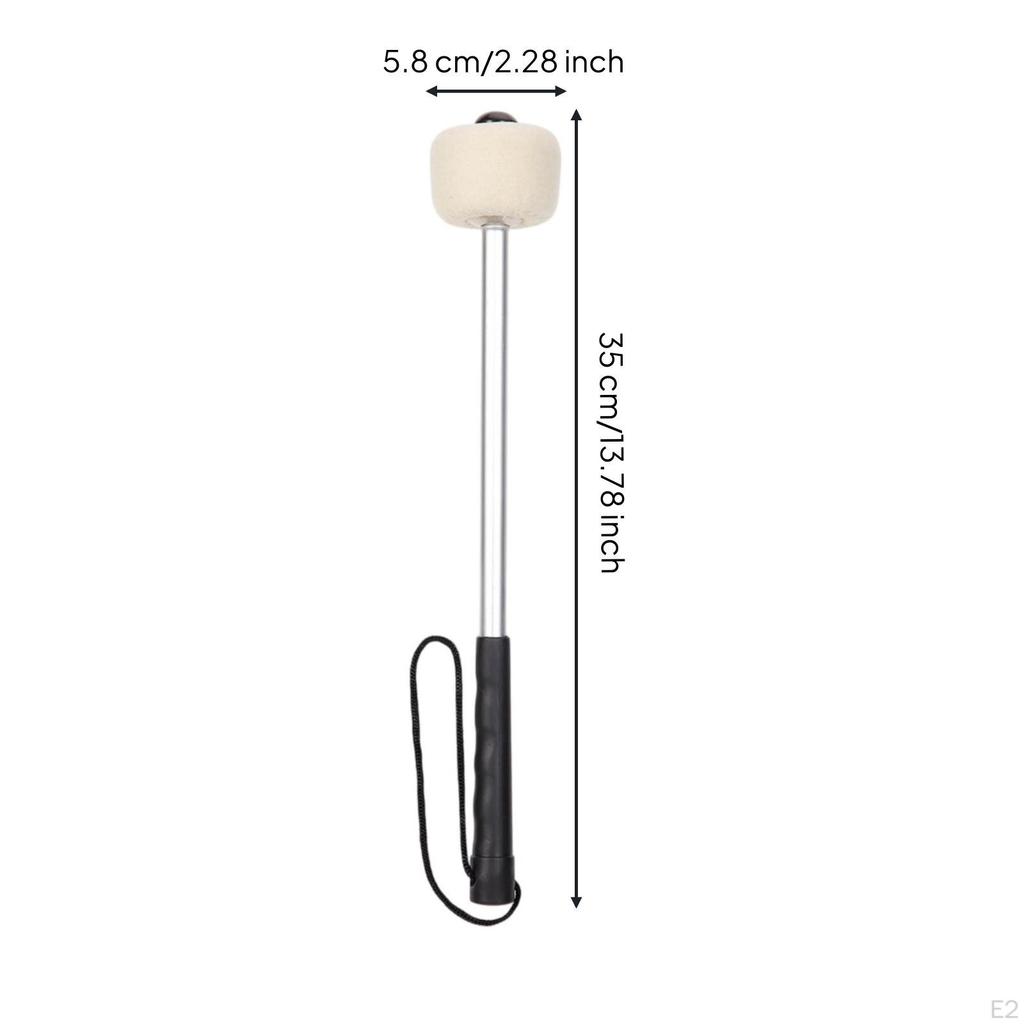 Xylophone Mallets Long Keyboard Percussion Round Marimba Sticks for Percussionists,