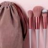13pcs Set Make Up Brushes Tool Kit Handheld Soft Blending Cosmetics Brushes Kit for Face Powder Concealer