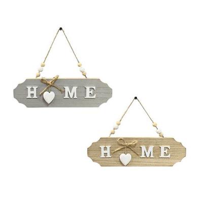 Decorative House Sign with Bow Knot Decor Letter Print Hanging Sign Versatile Door Welcome Sign Home Decoration