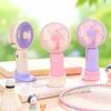 LINGPAN LP622 USB Rechargeable Handheld Fan with Base (5-Pack)
