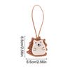 Cute Animal Pendants Handmade Key Chain Decorative Bag Charm Elephant Rabbit Lanyard Toy