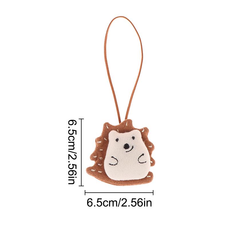 Cute Animal Pendants Handmade Key Chain Decorative Bag Charm Elephant Rabbit Lanyard Toy