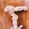 Handmade Wooden Lion Walking Stick Style Cane