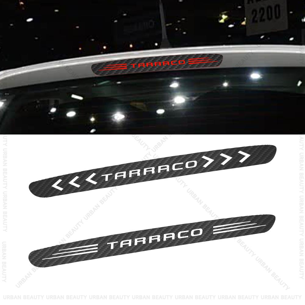 1PC Carbon Fiber Car Stickers High Mounted Stop Lamp High Brake Lights For Seat Leon Ibiza Arona Ateca Tarraco Auto Accessories