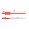AD23-2Pcs/Set 4Mm Wire Piercing Clip 10A Automotive Test Lead Kit Automotive Wire Piercing Probe Puncture Wireback Probe Pins Ki
