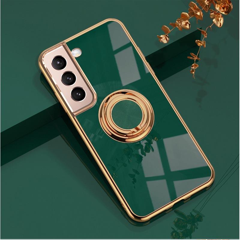 Samsung S11Ultra mobile phone case A11 electroplated 11 ring buckle s11plus magnetic car S11ultra s22 large hole