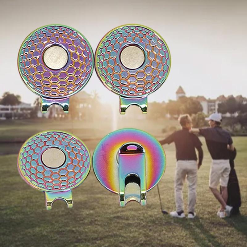 Zinc Alloy Golf Cap Holder Golf Training Aids Accessory for Golf Bag Magnetic Golf Ball Marker Holder Clip Golf Hat Clip