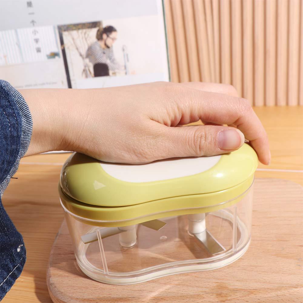Hand Push Design Garlic Masher Oval Onion Cutter Food Processor Garlic Chopper  Chili