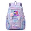 Cartoon Demon Hunters Printed Backpack Schoolbag for Teenager Student Girl Boy Bookbag Large Capacity Waterproof Travel Bag Mochila