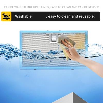 Washable Aluminum Screen Range Hood Filter Replacement Panel for Routine Kitchen Grease Capture and Hood Upkeep