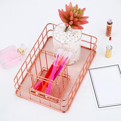 IJzeren opbergmanden Huis Tuin Organisatie Roze Bureau Kantooraccessoires