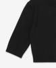 SAINT LAURENT Wool Crop Half Sleeve Knit - Black / 818023Y76Yj1000