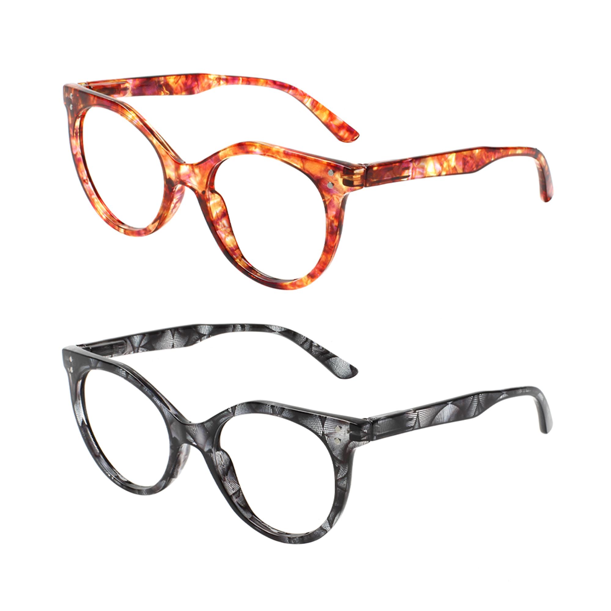 

TUREZING Presbyopia Eyeglasses Diopter Eyeg-lasses For Men Women High-Quality Blue Light Circular Frames Flexible Spring Hinge 4