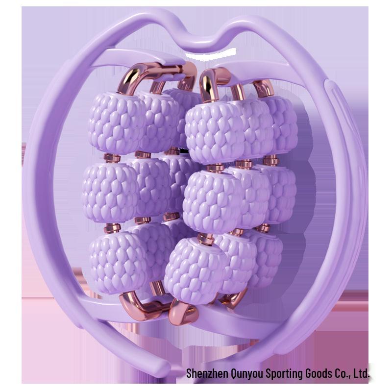 18-Wheel Six-Axis Leg Massager: Home Leg Slimming & Fascia Relaxation Ring Clip
