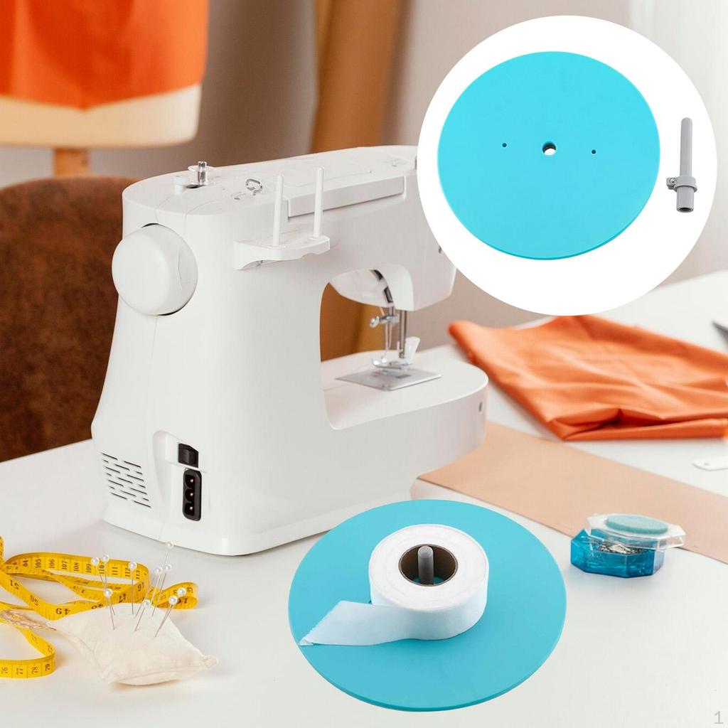 Sewing Machine Binding Tape Holder Reel Rack Stand Replaces Easy to Install Rolling Tray