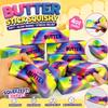 Christmas Stress Relief Butter Stick Fidget Toy Slow Rising Squishy Cheese Squeeze Elastic