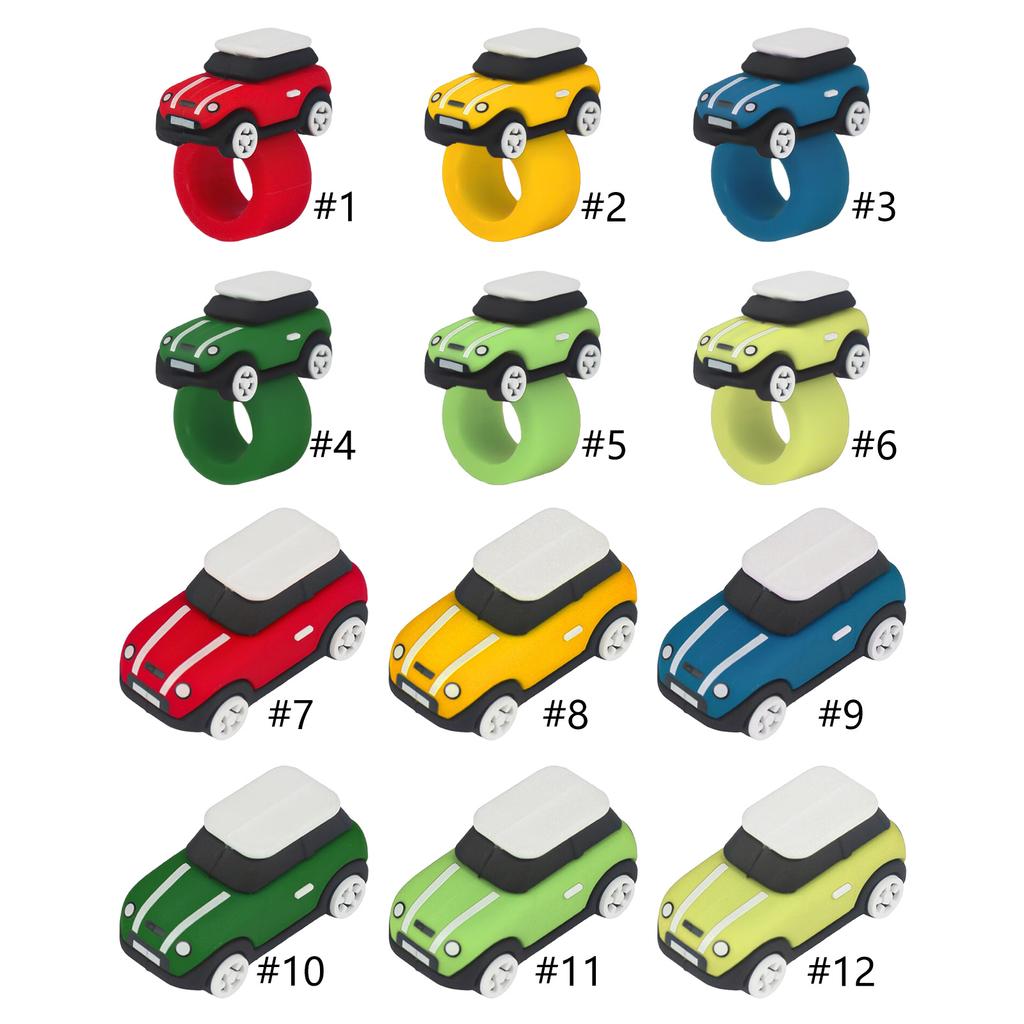 Lustige Silikon-Dekoration für das Auto-Interieur, Auto-Modell, Knopfabdeckungen, Ornamente für F55 F56 F57 F54 F60 Modelle