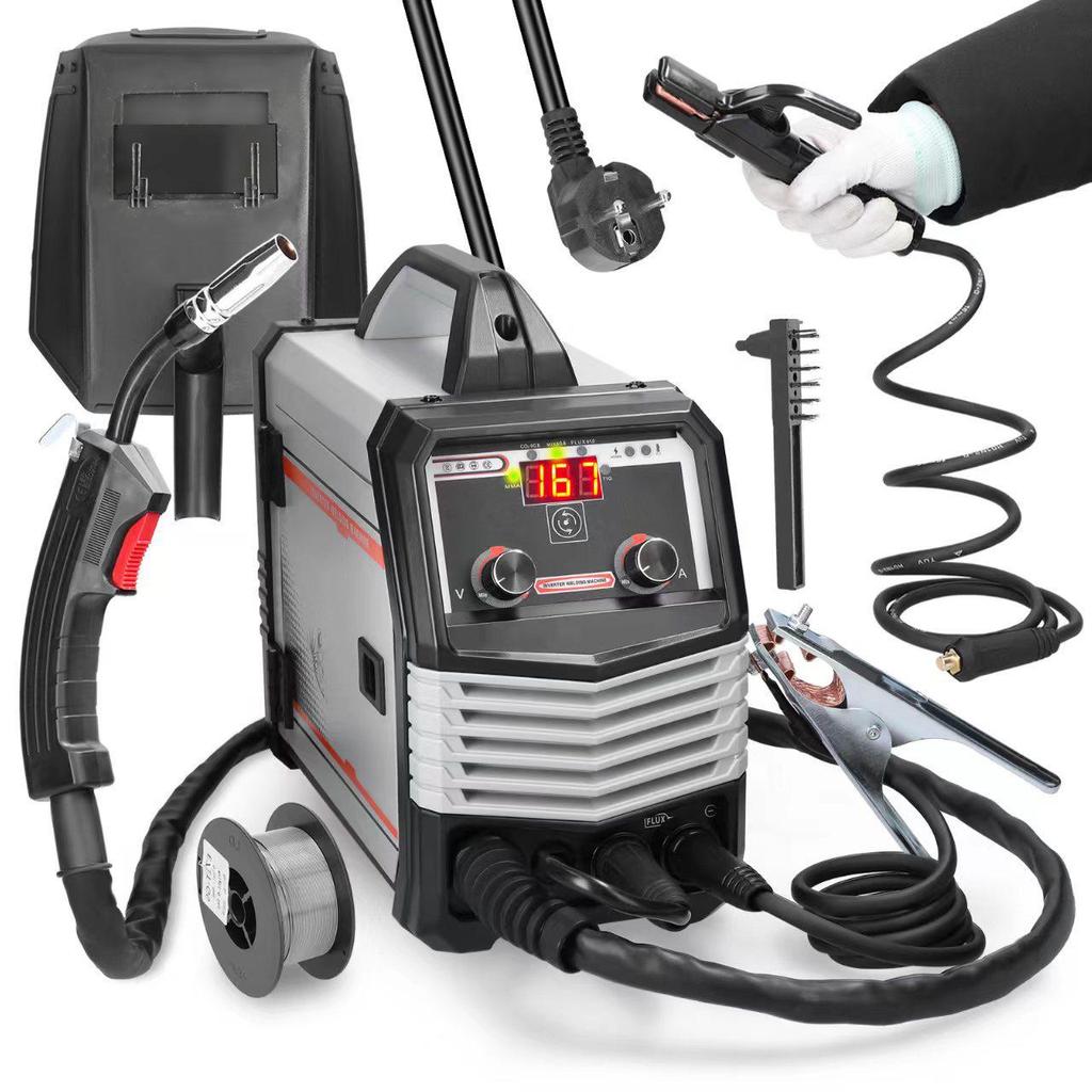 Multifunctional Dual Voltage Welder 120A/110V/220V - MIG/MAG/TIG/MMA Gas Shielded