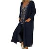 Womens Long Cardigan Sweaters Hooded Knitted Oversized Sweater Coat