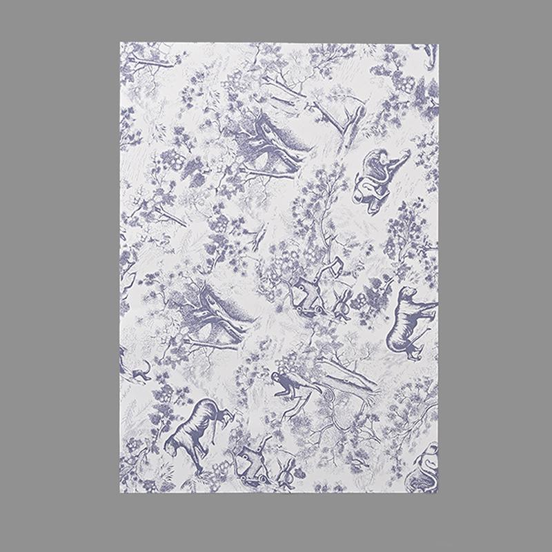 

58*42Cm/10Pcs European Style Retro Printing Thickened Flower Bouquet Packaging Materials Flower Shop Floral Art Floral Packaging зелёный