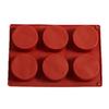 Cylindrical Cake Silicone Mold for Baking and Chocolate Desserts