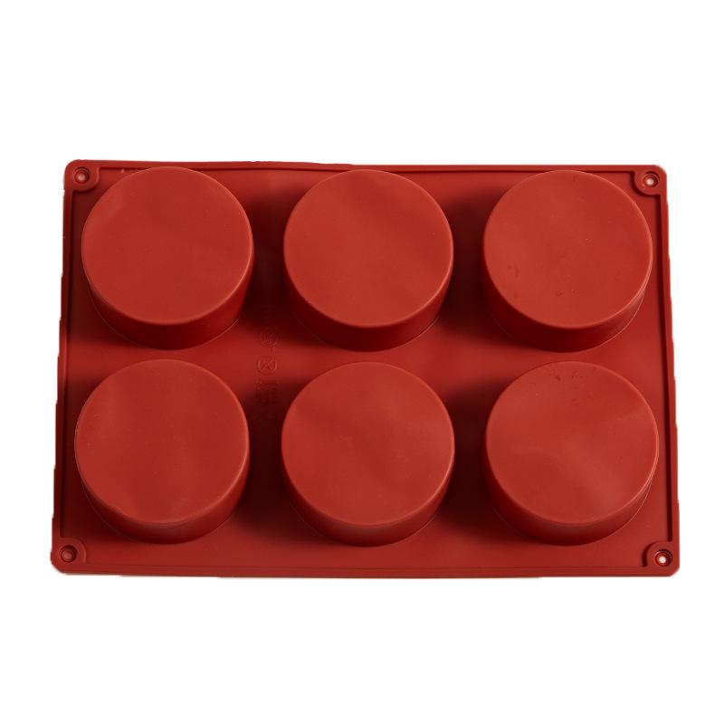 Cylindrical Cake Silicone Mold for Baking and Chocolate Desserts