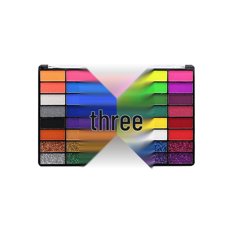 World Cup 44-Color Water-Based Face Painting Set