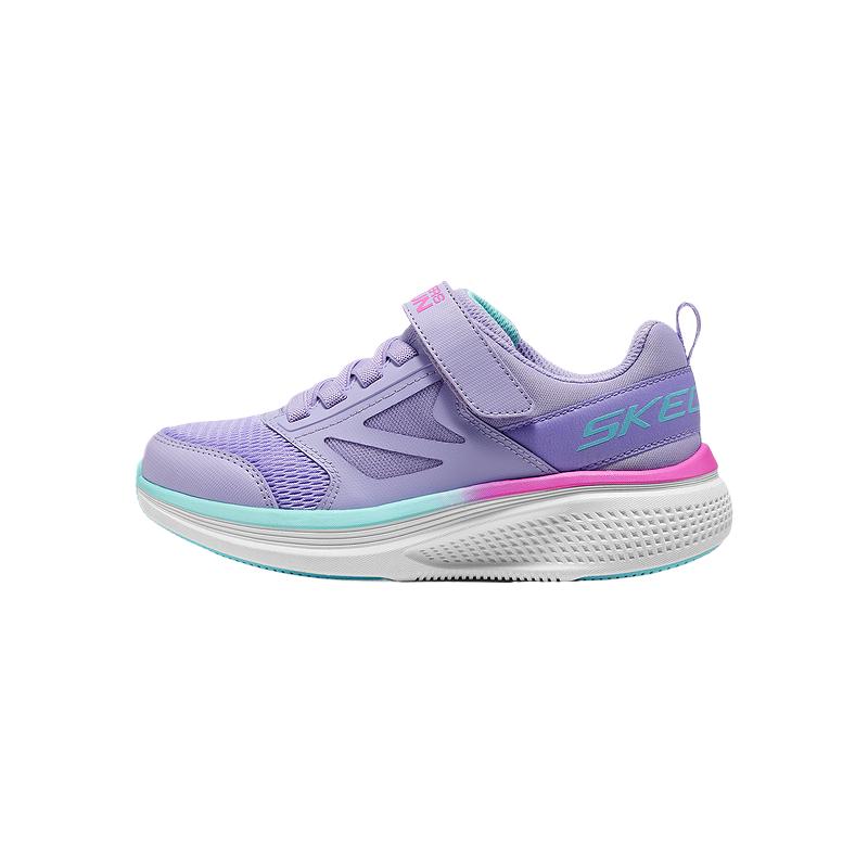 Skechers Girls Mesh Comfortable Versatile Fashion Low-Top Casual Shoes Kids sneaker Lavender 303983L-LAV 27.5