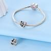 Charms Copper Eternal Love Hollowed-Out Heart Beads Fit Charms Plata Original Bracelet Women Jewellery Making Fine Gifts