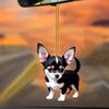 Niedliche Katze Hund Anhänger Auto Rückspiegel Hängende Dekorationen Personalisierter Acryl Charme für Autospiegel Zuhause Festliche Geschenke