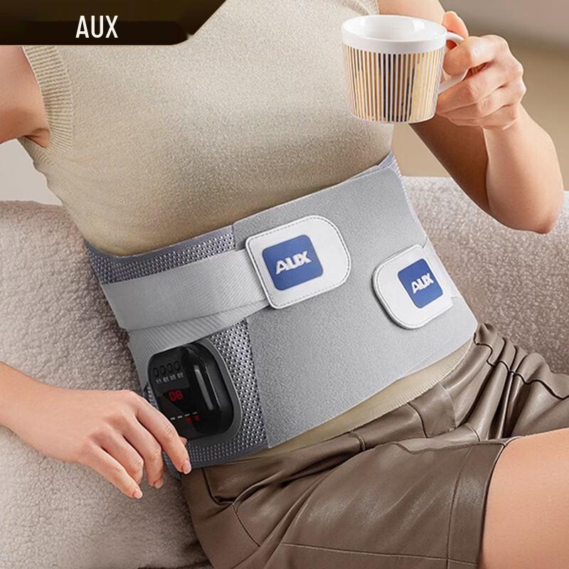 AUX Heated Waist Massager with 4-Zone Vibration CN Plug (adapter Included)