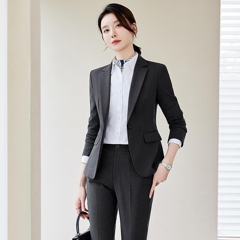 Women's Postal Workwear: New Postal Savings Bank of China Uniform Jacket and Trousers Suit