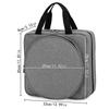 Portable Embroidery Organizer Bag with Multi Pocket Oxford Cloth Embroidery Project Bag for Hoop Embroidery Supplies Bag