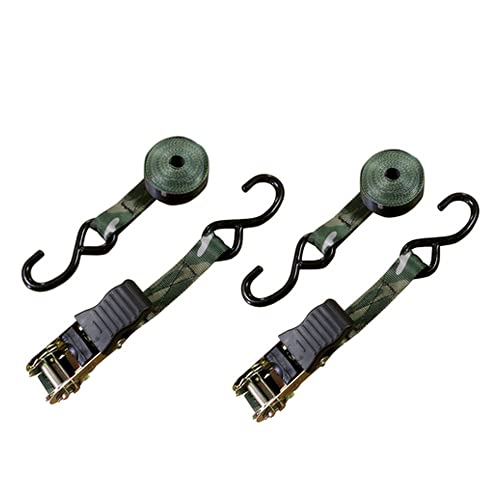 AUTOPROZ Original Ratchet Straps Camouflage 2 Pairs 2 Sets Length About 3 Meters Roof Rack Roof Carrier Belt