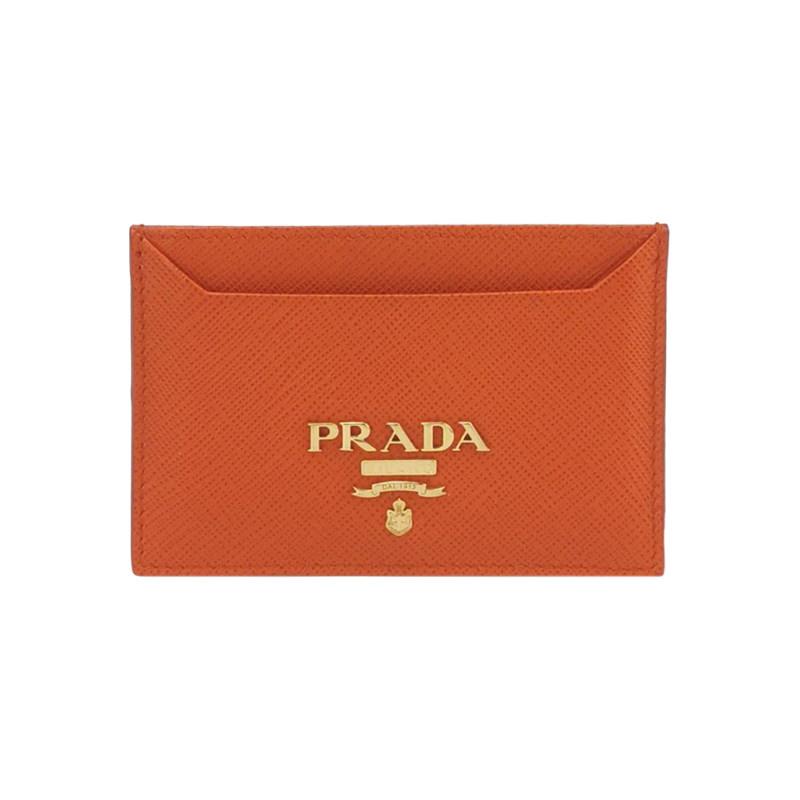 [Pre-Owned] Saffiano Short Leather Card Holder - Excellent #1M61IFY ONE SIZE