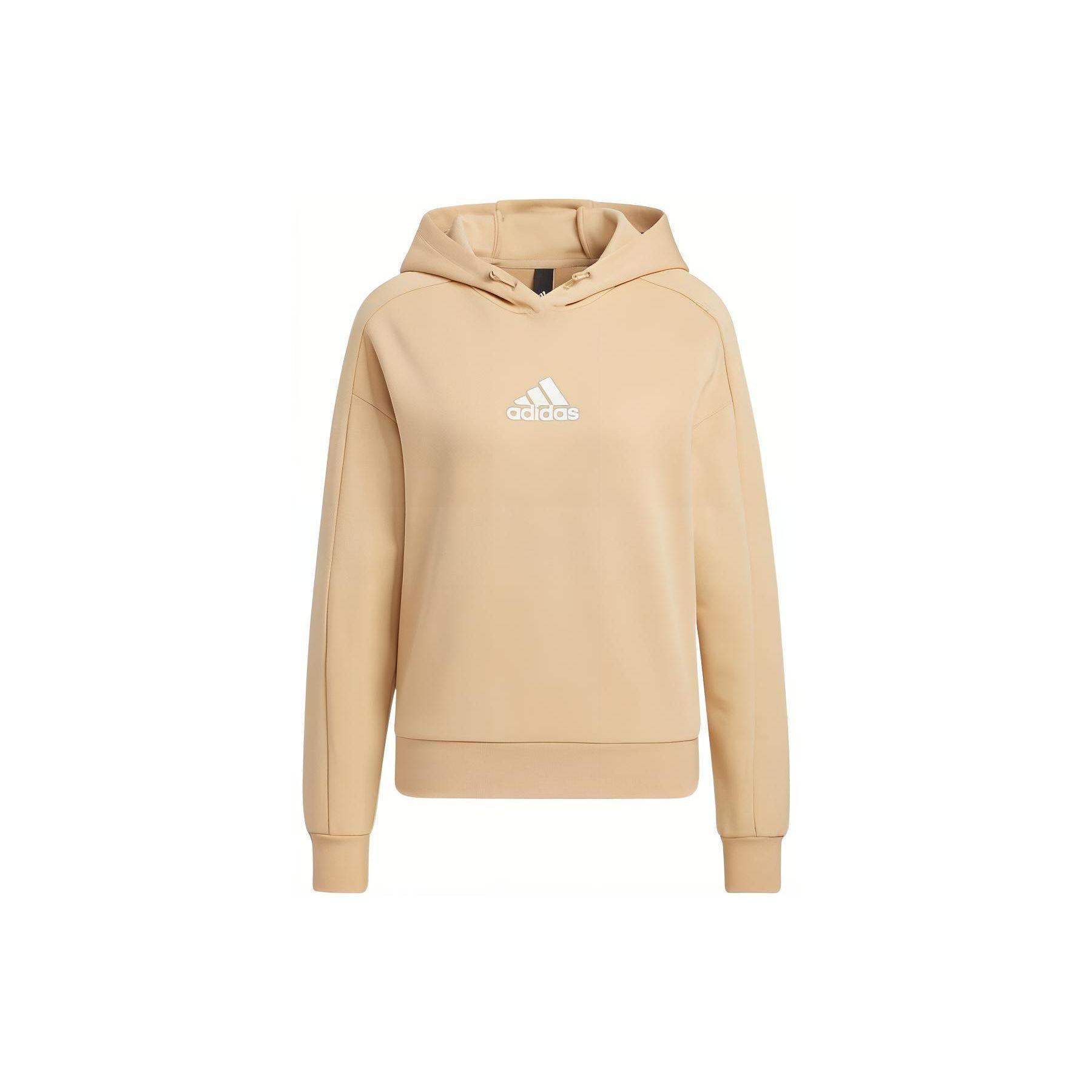 

Adidas Ust Hood Oct T2 Толстовка с длинными рукавами и принтом логотипа бренда Женские топы Светло-коричневые HM7101 S