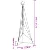 LED Christmas Tree 483 Cold White LEDs 240 cm