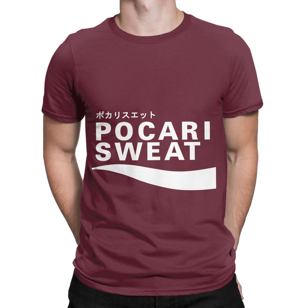 Pocari Sweat Japanese Logo Graphic 100 Cotton TShirt pocari sweat Tees Tops For Unisex